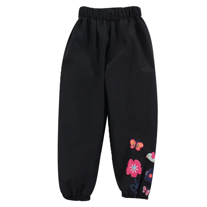 Kid Raincoat Rain Pants Casual Fashion Waterproof Girls Boys Pant Children’s Kids Rain Trousers for 1 2 3 4 Years