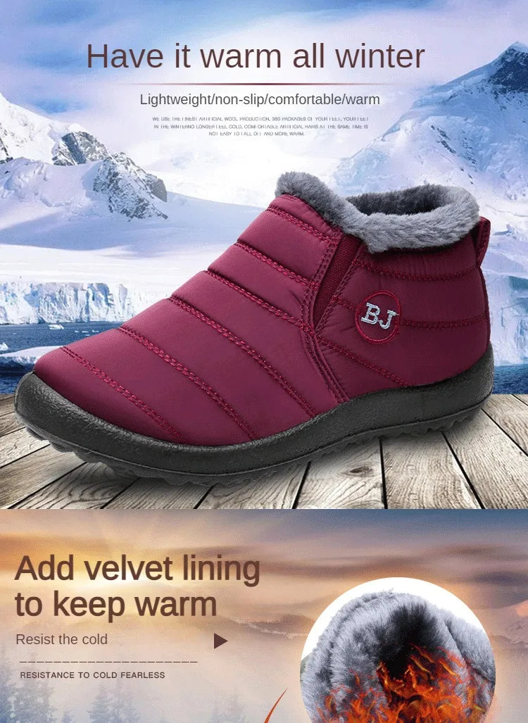 Boots Men Snow Outdoor Mens Shoes Men's Winter Boots Hiking Ankle Boots Waterproof Men Shoes Work Shoes Footwear