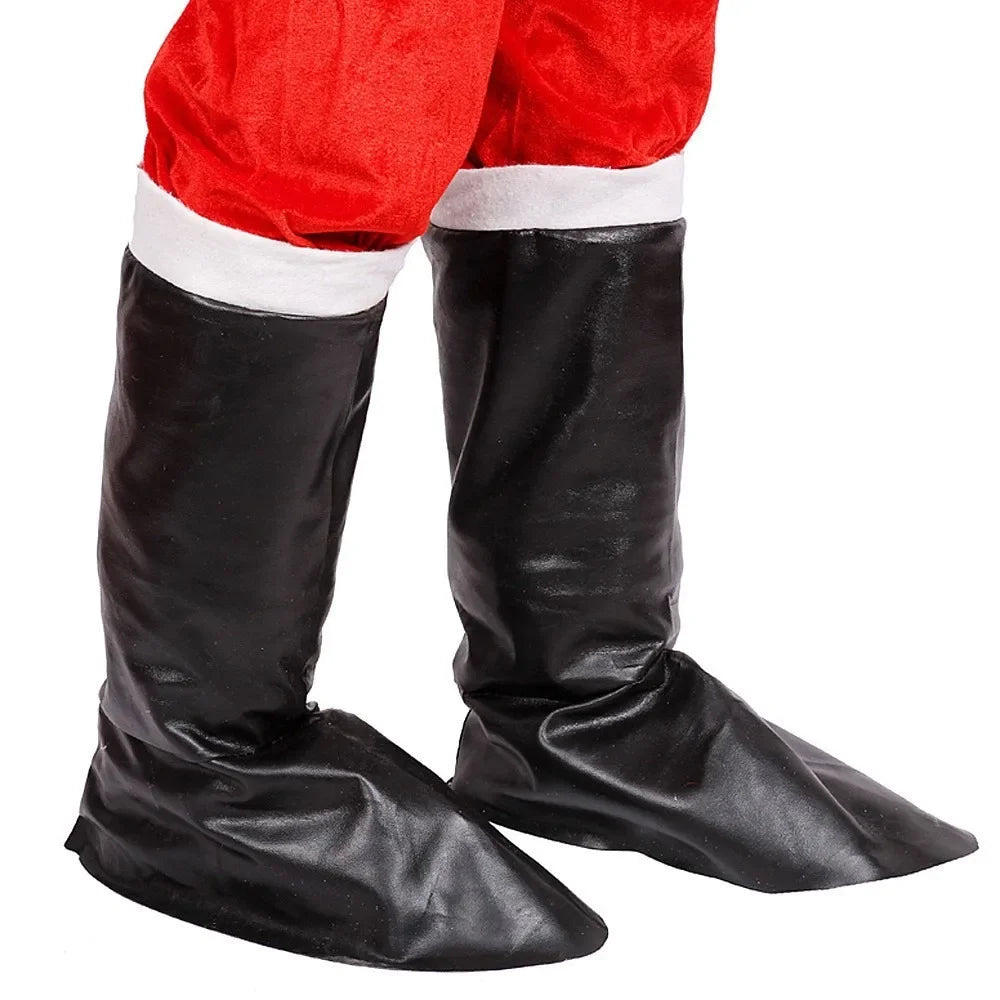 Costume de Père Noël pour homme adulte en velours doré, costume de Père Noël pour Halloween, cosplay anime
