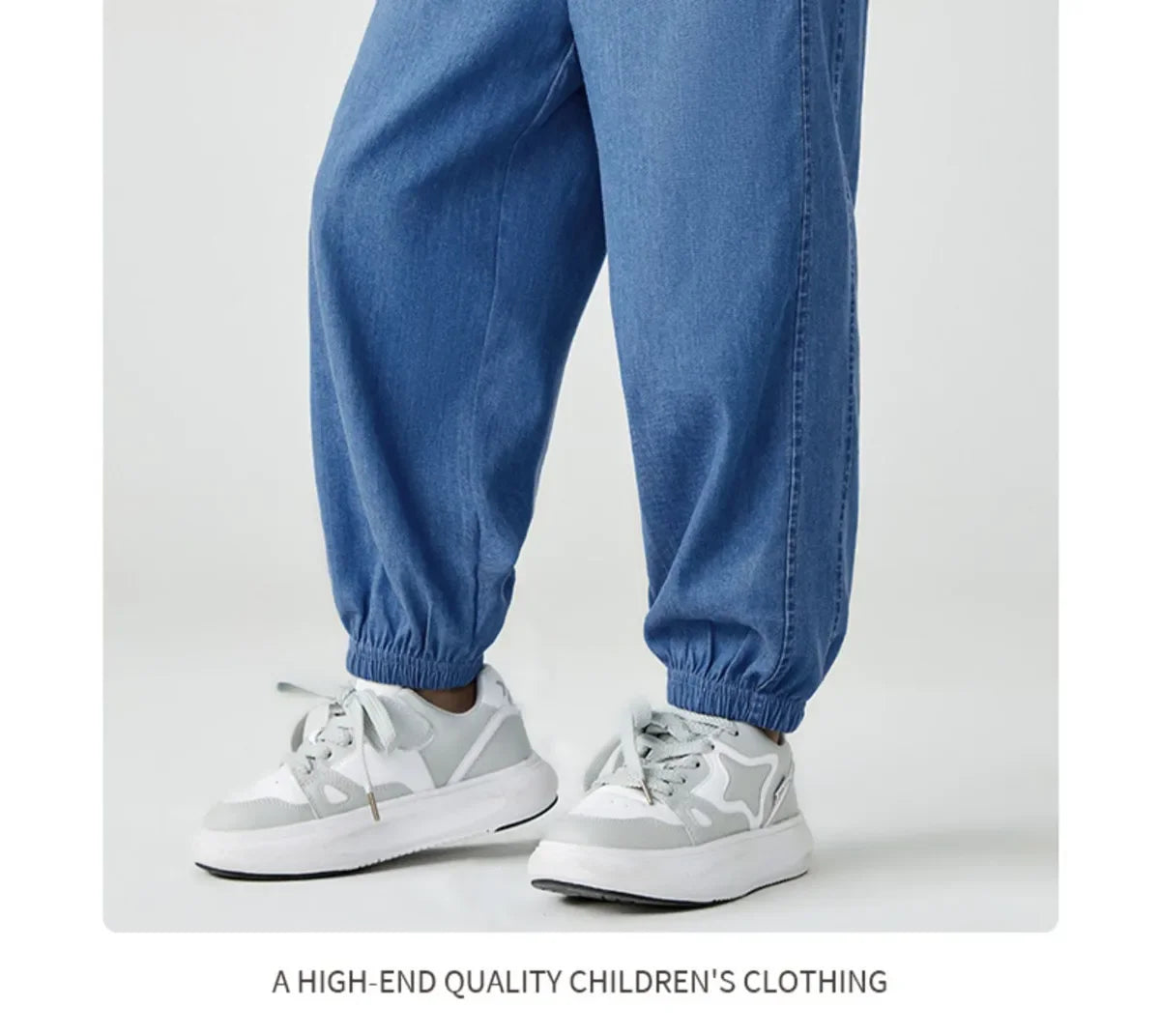 Pantalones vaqueros finos antimosquitos para niños y niñas, pantalones largos para primavera y verano