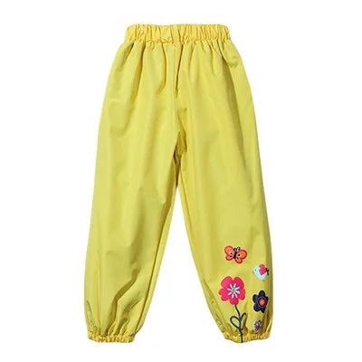 Kid Raincoat Rain Pants Casual Fashion Waterproof Girls Boys Pant Children’s Kids Rain Trousers for 1 2 3 4 Years