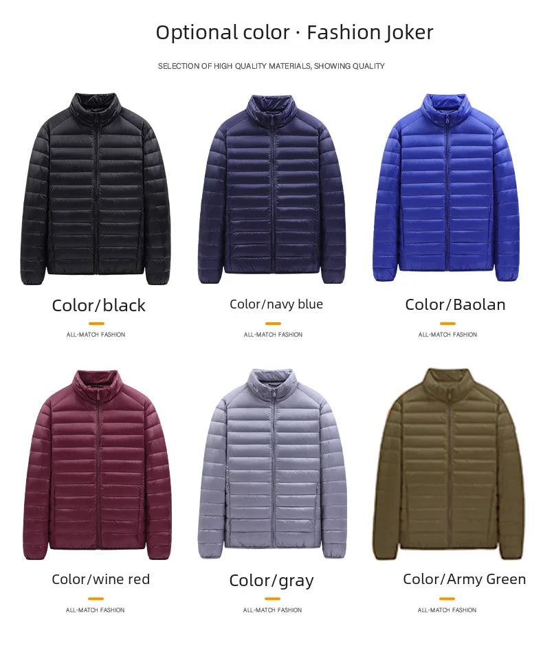 Winter Men's Cotton-padded Coat Cropped Lightweight Workwear Jacket Small Padded Jacket Men's Outerwear