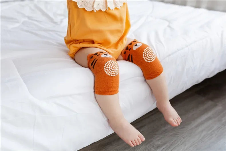 0-3 Years Cotton  Baby Knee Pad Girls Boys Anti-slip Knee Pads Newborn Protector Crawling Elbow Cushion Kid Leging Kneecaps