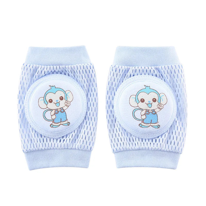 1 Pair Baby Knee Pads Leg Warmer Safety Bear Girl Boy Kids Accessories Crawling Gaiter Toddlers Protector Infant Animal Cushion