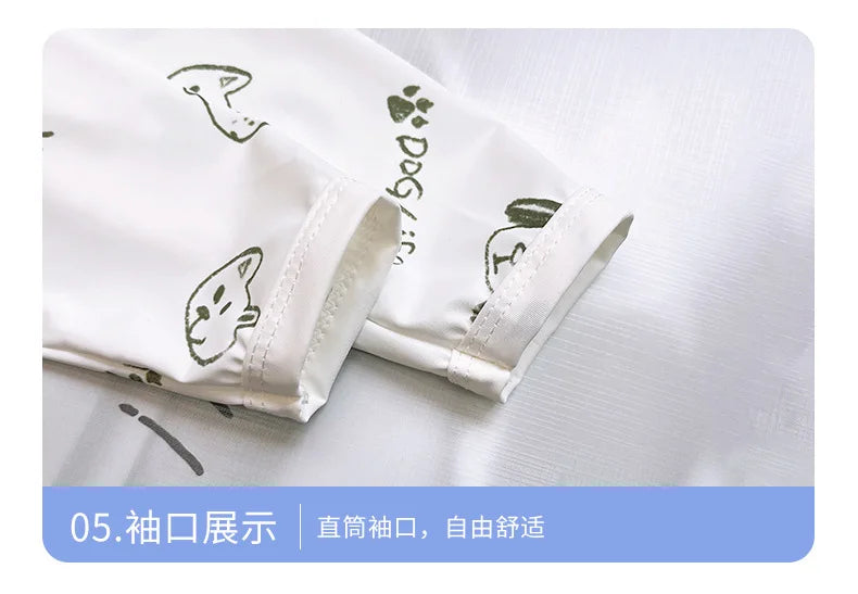 Children's Sunscreen Jackets Summer Breathable Coats for Boys Girls Cartoon Print Kids Windbreakers Toddler Outfits Baby Clothes