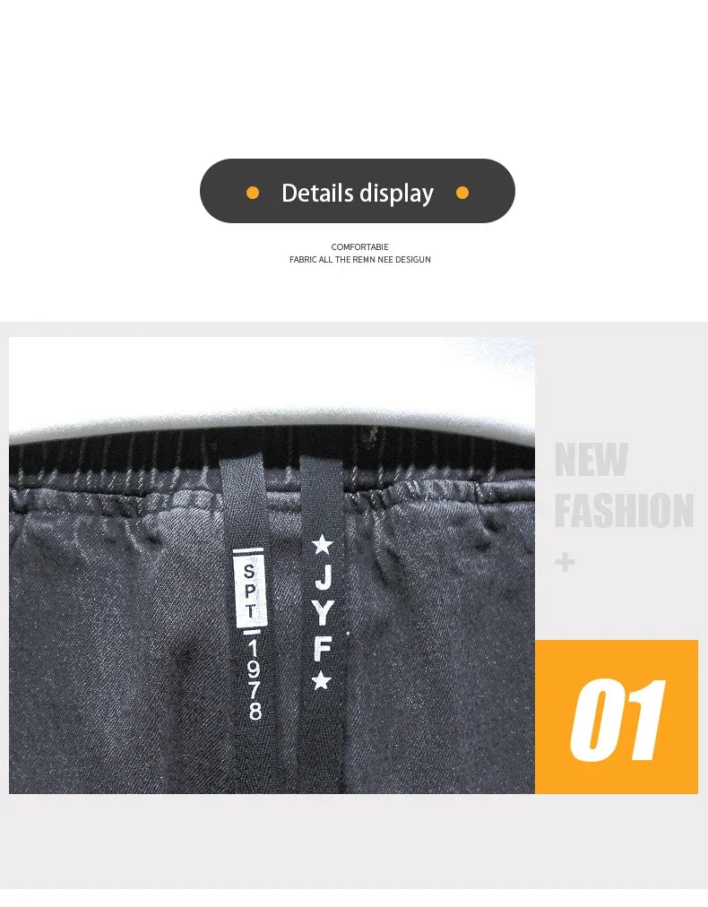 Nuevo estilo primavera verano negro azul cargo jeans hombres streetwear pantalones vaqueros jogger masculino holgado harem jeans talla grande M-8XL