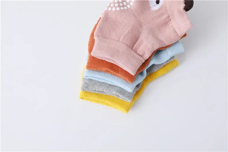 0-3 Years Cotton  Baby Knee Pad Girls Boys Anti-slip Knee Pads Newborn Protector Crawling Elbow Cushion Kid Leging Kneecaps