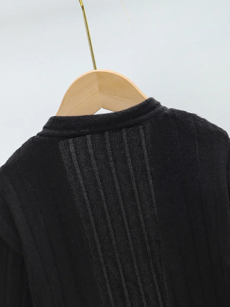 Girls Solid Color Casual Outing Knitted Cardigan Children's Spring and Autumn Simple Versatile Jacket