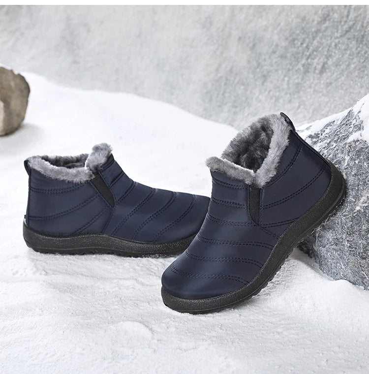 Boots Men Snow Platform Shoes Winter Shoes Comfortable Man Boot Shoe Ankle Boots Waterproof Shoes Outdoor Lightweight Boots Men
